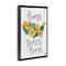 Stupell Industries Floral Americana Phrase Floater Framed Art